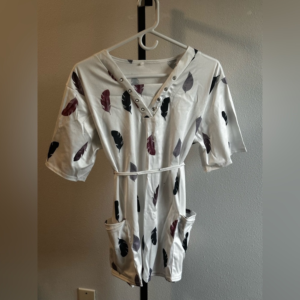 Feather shirt size large